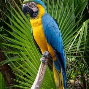 Guacamayo Azul Amarillo.